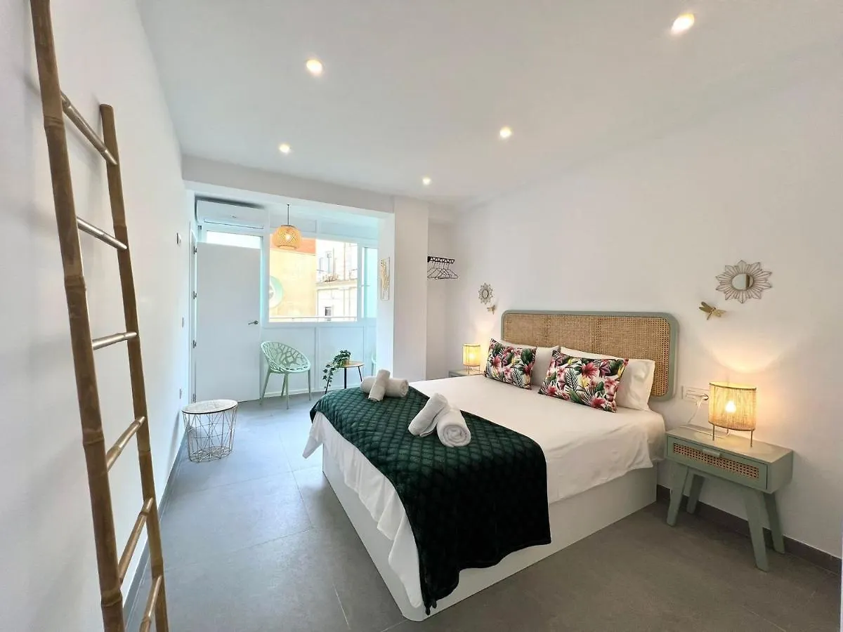 Malagueta Beach II & Private Terrace By Ele Apartments Malaga 0*,